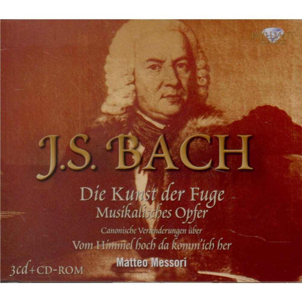 BACH - Messori - L'art de la fugue (Die Kunst der Fuge), pour clavier en..